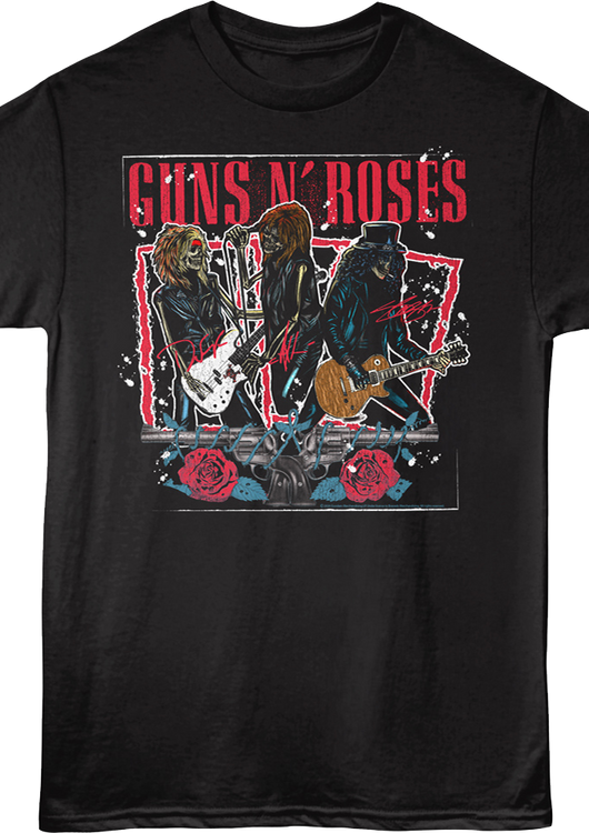 Skeletons & Autographs Guns N' Roses T-Shirt - main product image