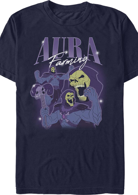 Skeletor Aura Farming Masters Of The Universe T-Shirt - main product image