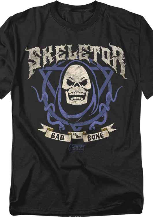 Skeletor Bad To The Bone Masters Of The Universe T-Shirt - main product image