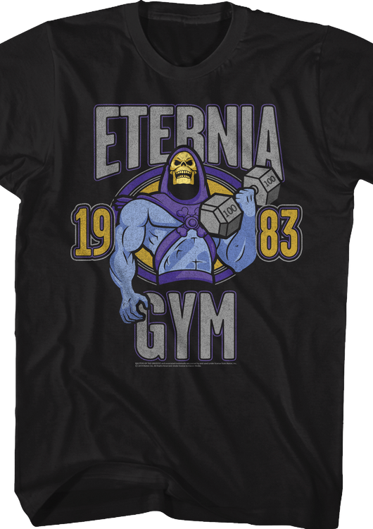 Skeletor Eternia Gym Masters of the Universe T-Shirt - main product image