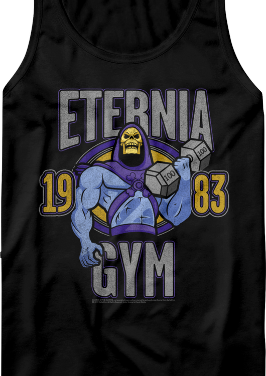 Skeletor Eternia Gym Masters of the Universe Tank Top - main product image