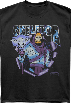 Skeletor Evil Pose Masters Of The Universe Oversized T-Shirt