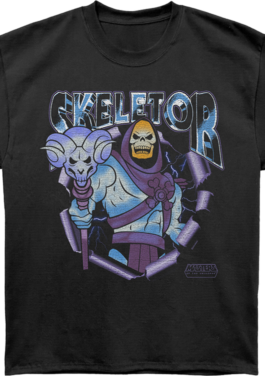 Skeletor Evil Pose Masters Of The Universe Oversized T-Shirt - main product image