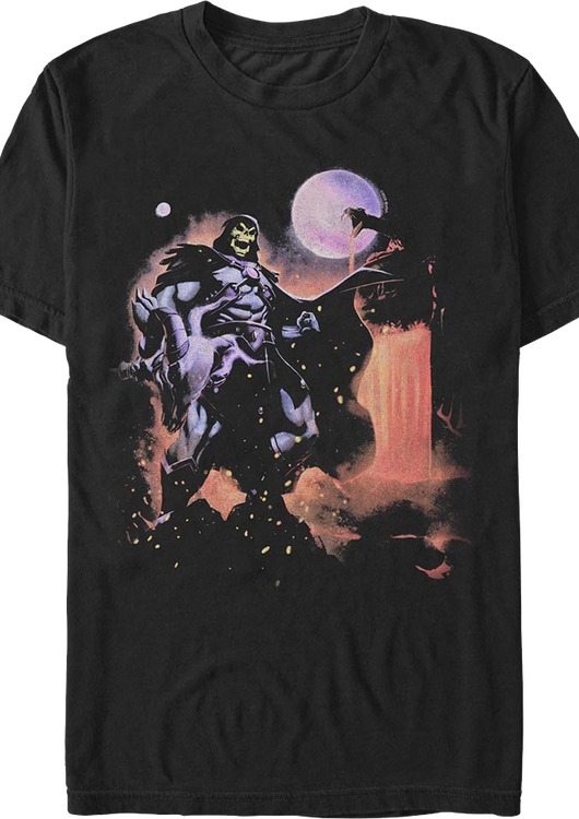 Skeletor Full Moon Poster Masters Of The Universe T-Shirt - main product image