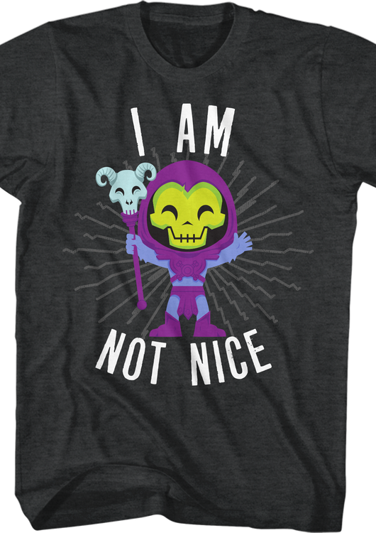 Skeletor I Am Not Nice Masters of the Universe T-Shirt - main product image