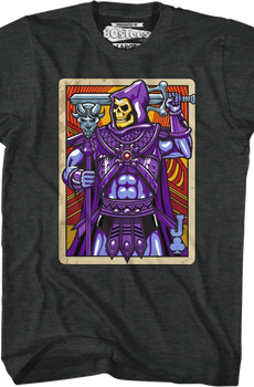 Skeletor Joker Playing Card T-Shirt