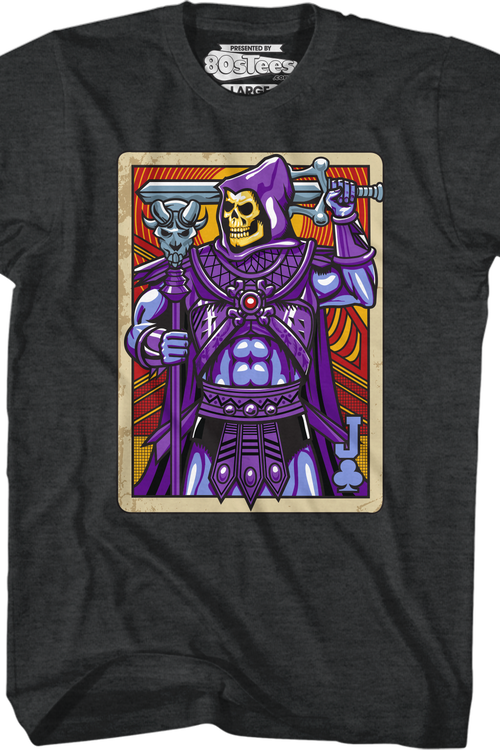 Skeletor Joker Playing Card T-Shirtmain product image