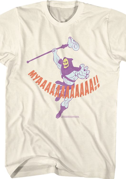 Skeletor Myaaaa Masters of the Universe T-Shirt - main product image