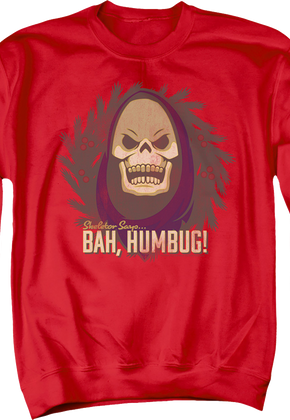 Skeletor Says Bah Humbug Masters of the Universe Sweatshirt