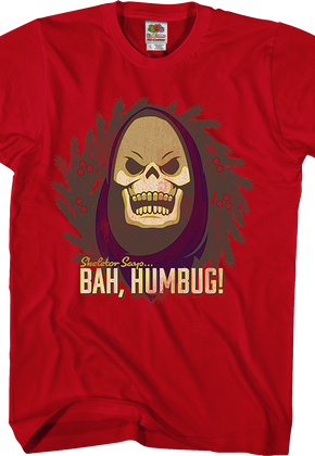 Skeletor Says Bah Humbug Masters of the Universe T-Shirt