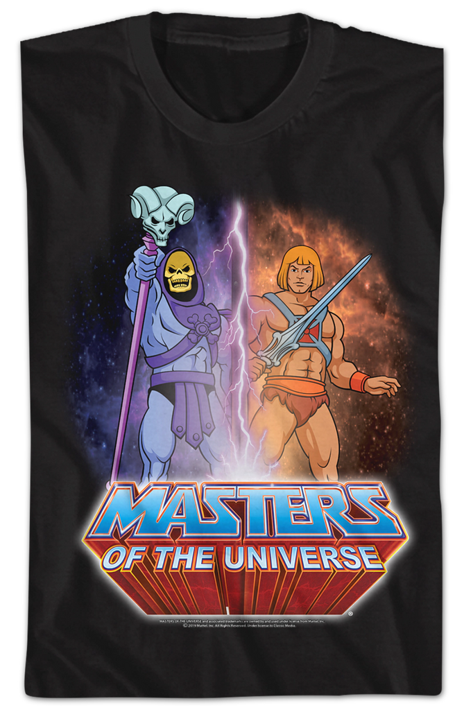 Skeletor vs He-Man Masters of the Universe T-Shirt