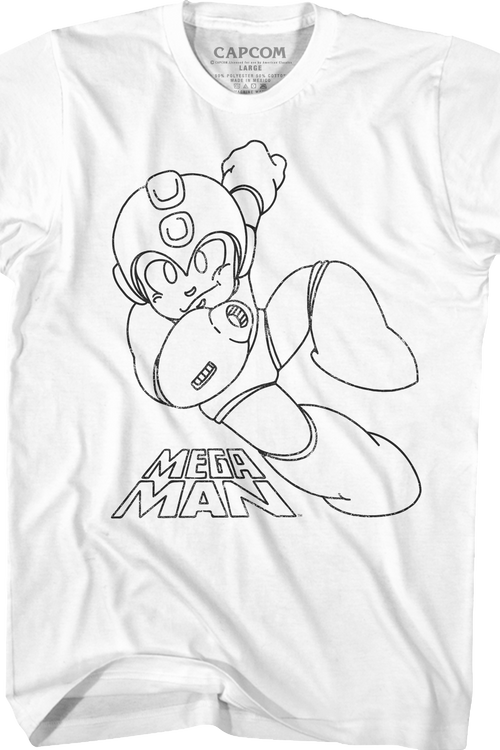 Sketch Mega Man T-Shirtmain product image