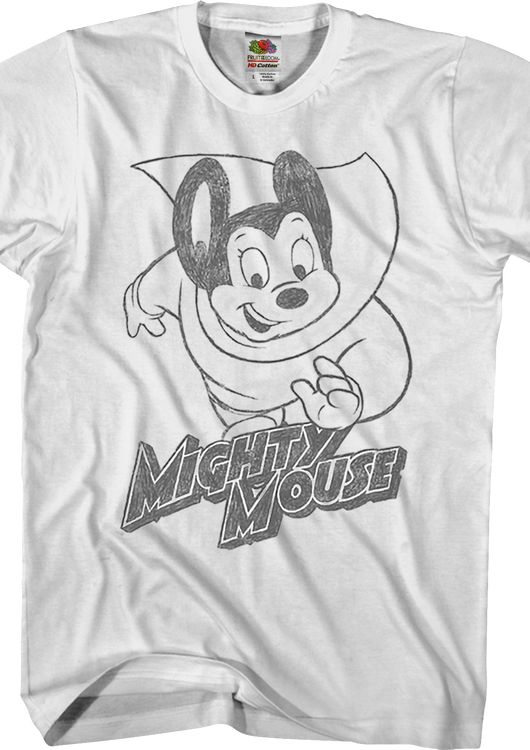 Sketch Mighty Mouse T-Shirt - main product image