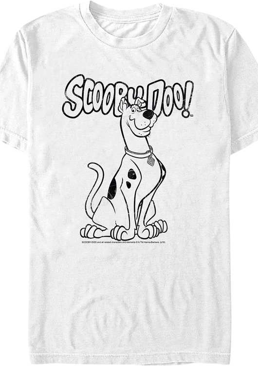 Sketch Scooby-Doo T-Shirt - main product image