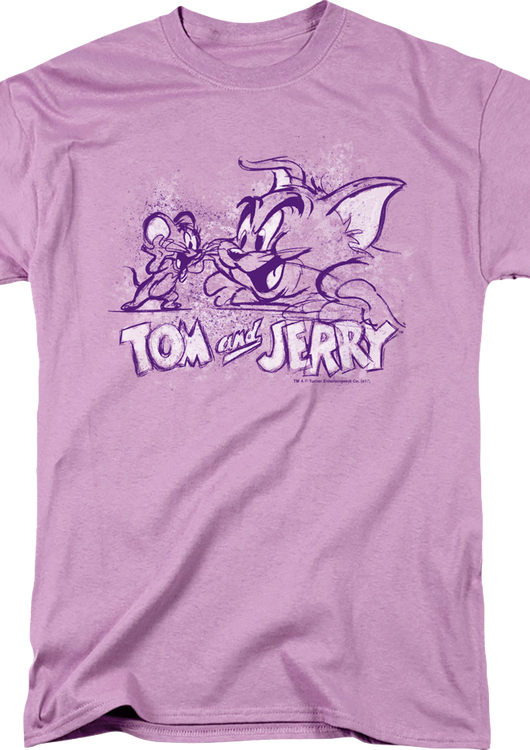 Sketch Tom and Jerry T-Shirt - main product image