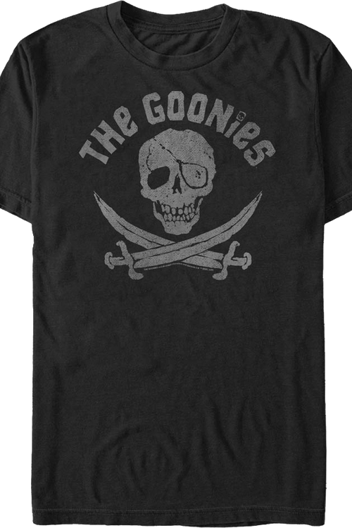 Skull And Cross Swords Logo Goonies T-Shirtmain product image