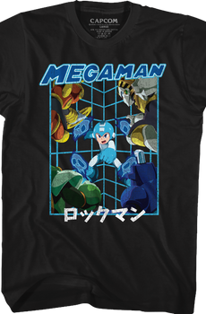 Skull Barrier Mega Man T-Shirt
