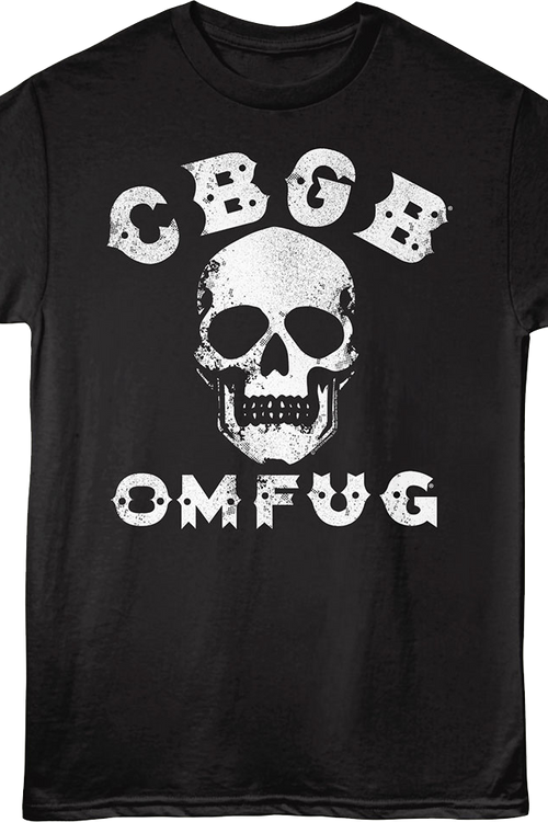 Skull CBGB T-Shirtmain product image