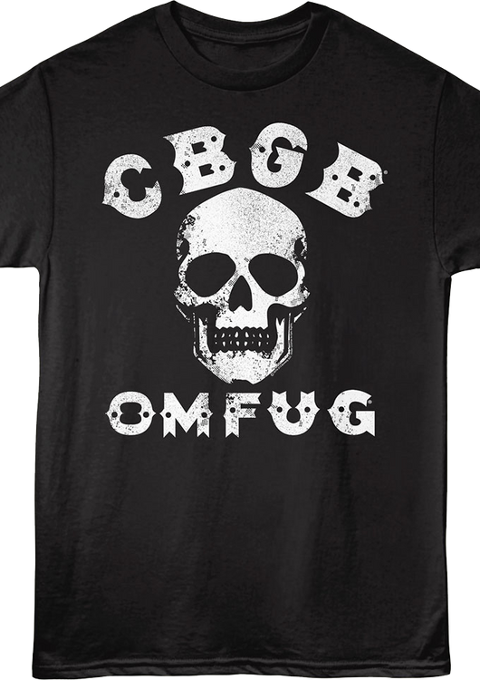 Skull CBGB T-Shirt - main product image