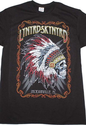 Skull Headdress Lynyrd Skynyrd T-Shirt