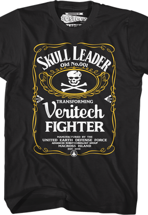 Skull Leader Label Robotech T-Shirt