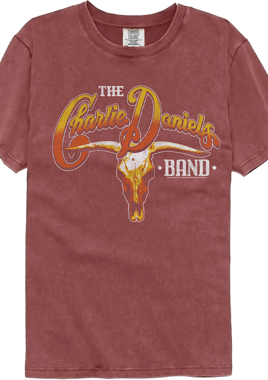 Skull & Logo Charlie Daniels Band Comfort Colors Brand T-Shirt - main product image