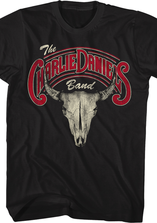 Skull & Logo Charlie Daniels Band T-Shirt - main product image
