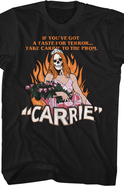 Skull Prom Queen Carrie T-Shirt - main product image