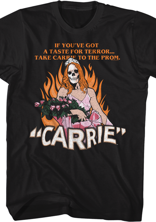 Skull Prom Queen Carrie T-Shirt - main product image