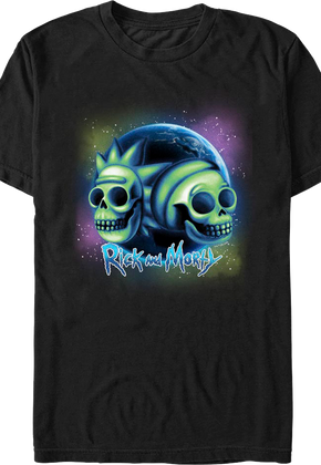 Skulls Rick And Morty T-Shirt