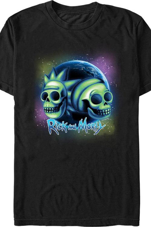 Skulls Rick And Morty T-Shirt - main product image