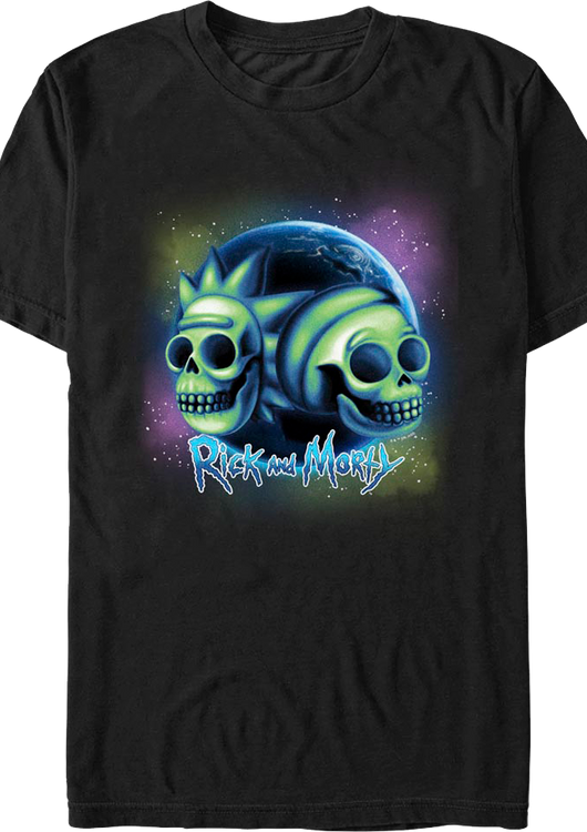 Skulls Rick And Morty T-Shirt - main product image