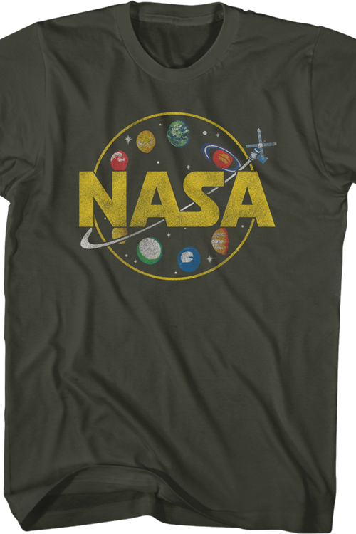 Skylab Orbiting Planets NASA T-Shirtmain product image