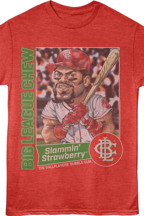 Slammin' Strawberry Batter Up Big League Chew T-Shirt - main product image