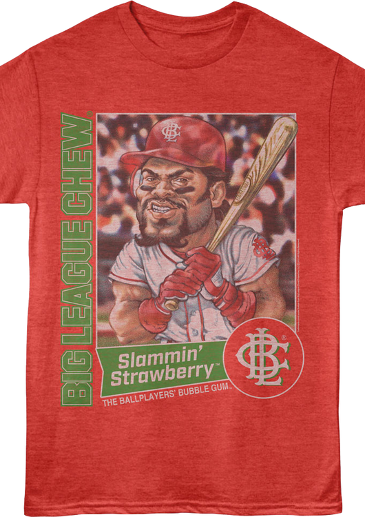 Slammin' Strawberry Batter Up Big League Chew T-Shirt - main product image