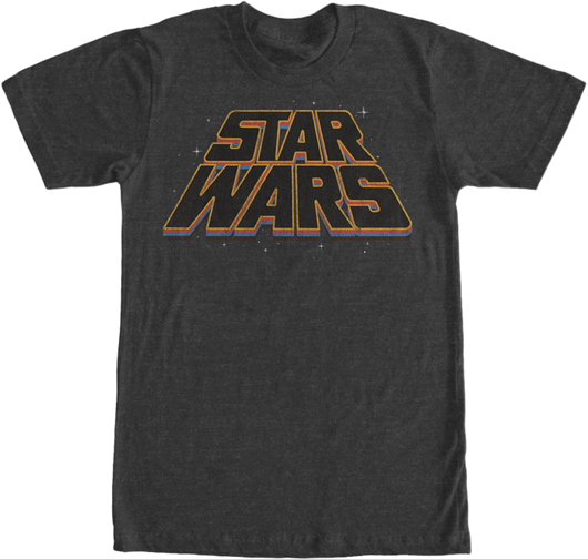 Slanted Logo Star Wars T-Shirt - main product image
