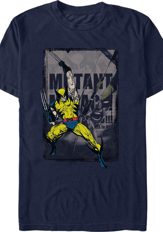 Slashed Wolverine Marvel Comics T-Shirt - main product image