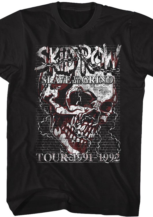 Slave To The Grind Skid Row T-Shirt - main product image