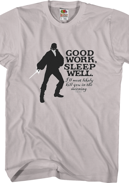 Sleep Well Princess Bride Shirt - main product image