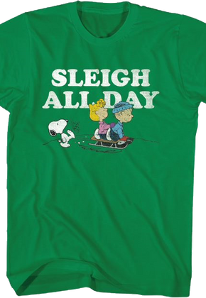 Sleigh All Day Peanuts T-Shirt