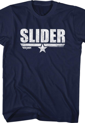 Distressed Slider Top Gun T-Shirt