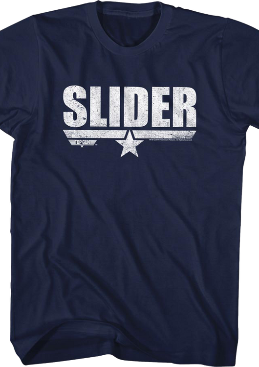 Distressed Slider Top Gun T-Shirt - main product image