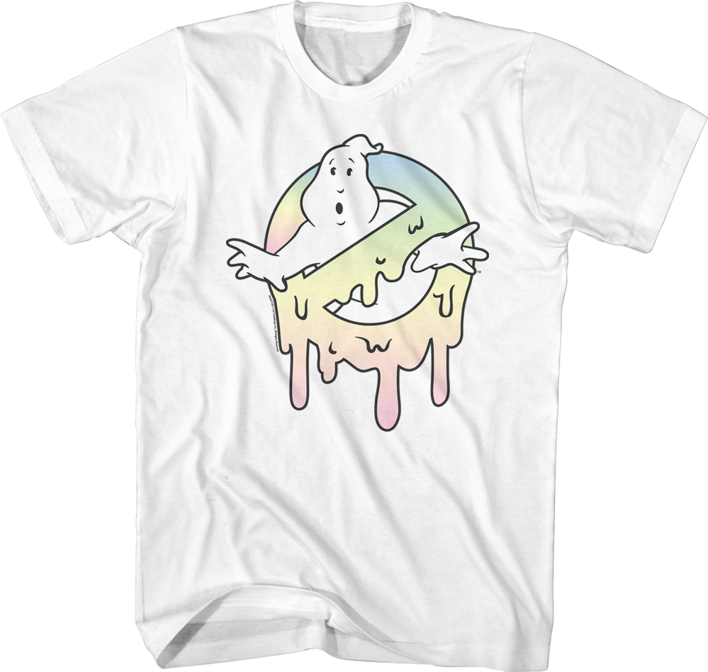 Licenza Ufficiale Ghostbusters Affliggere Logo Unisex T-Shirt Età 3-12 Licenza Ufficiale Ghostbusters Affliggere Logo Unisex T-Shirt Età 3-12
