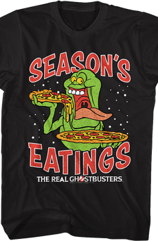 Slimer Season's Eatings Real Ghostbusters T-Shirt