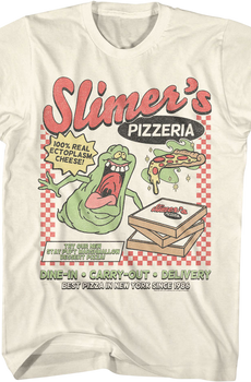 Slimer's Pizzeria Real Ghostbusters T-Shirt