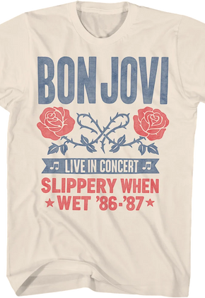 Slippery When Wet '86-'87 Bon Jovi T-Shirt