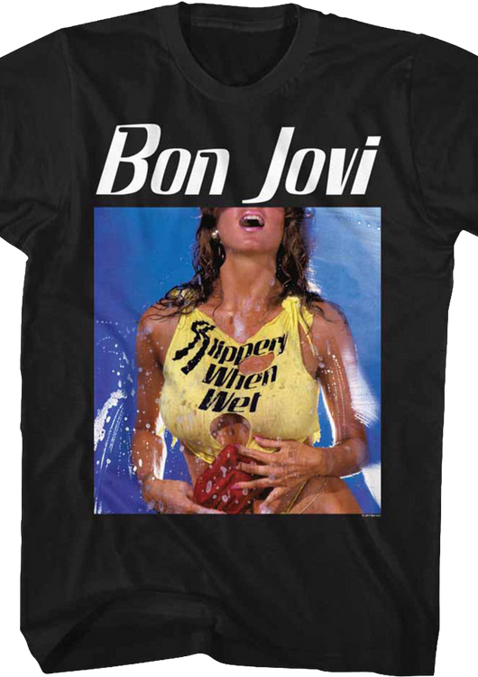 Slippery When Wet Bon Jovi Shirt: Bon Jovi Mens T-Shirt Slippery When Wet Bon Jovi Shirt: Bon Jovi Mens T-Shirt