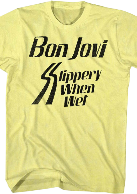 Slippery When Wet Bon Jovi T-Shirt - main product image