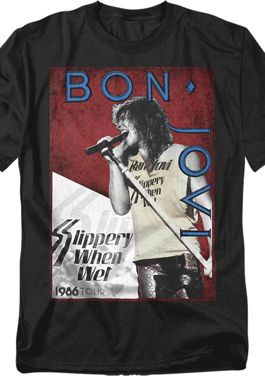 Slippery When Wet Tour Bon Jovi T-Shirt - main product image
