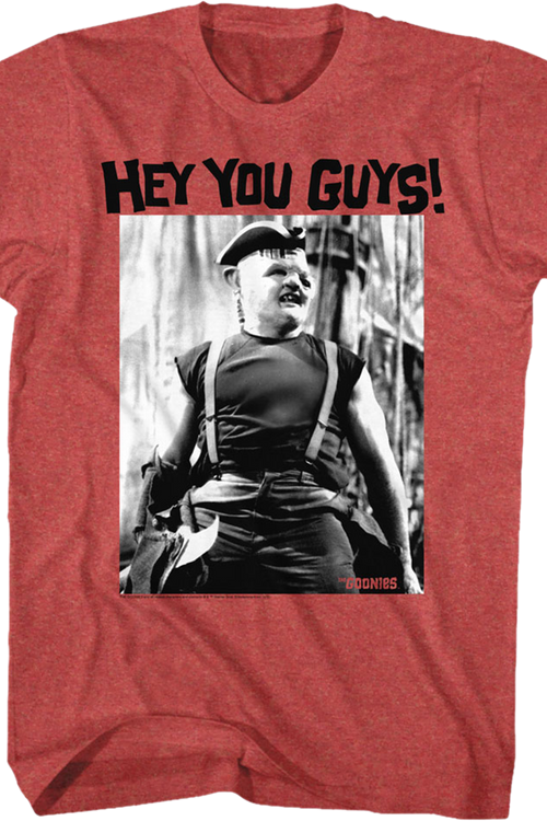 Sloth Hey You Guys Goonies T-Shirt - main product image